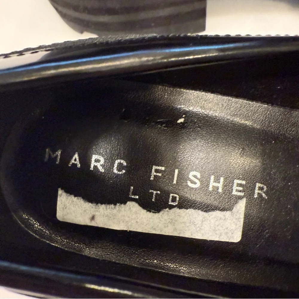 Marc Fisher Black and White Loafers - Picture 5 of 8